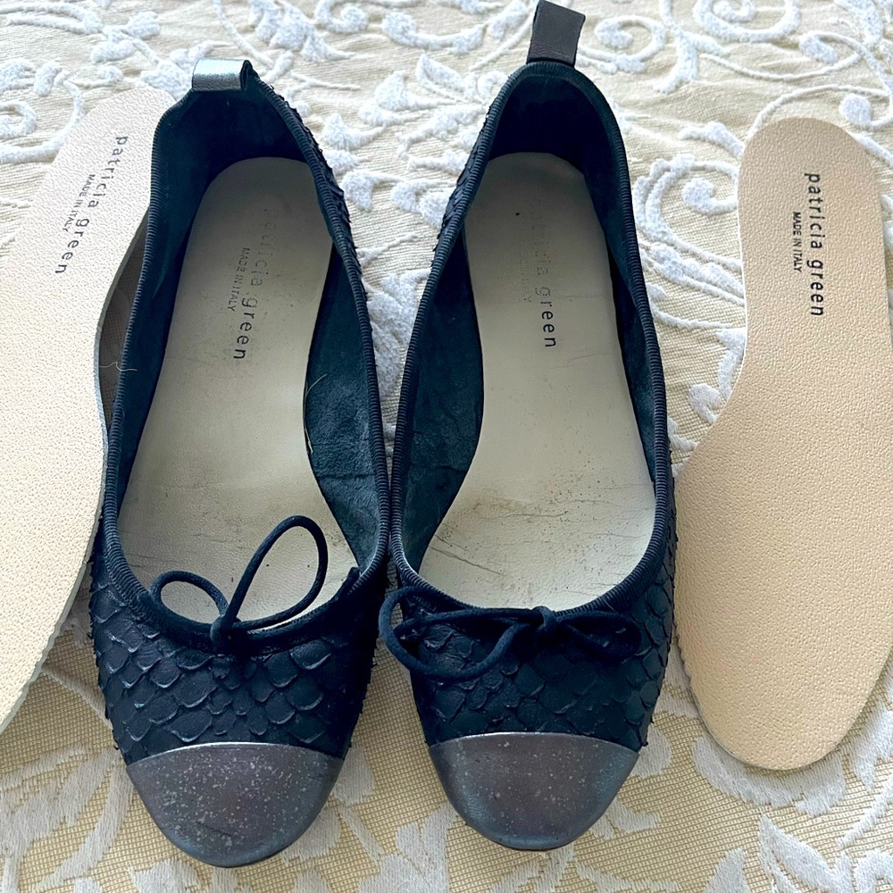 Patricia Green black flats